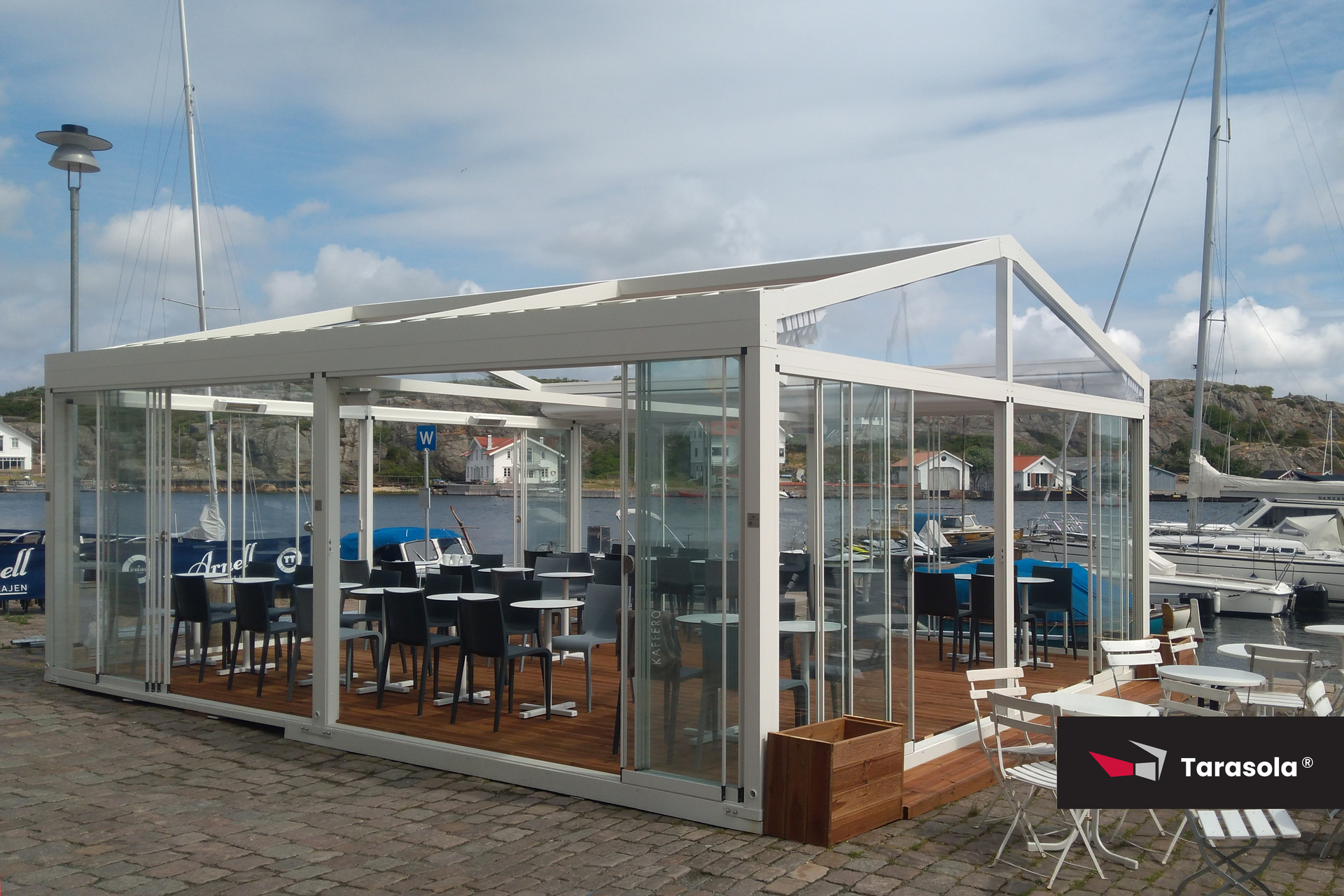 canopy for outdoor seating space